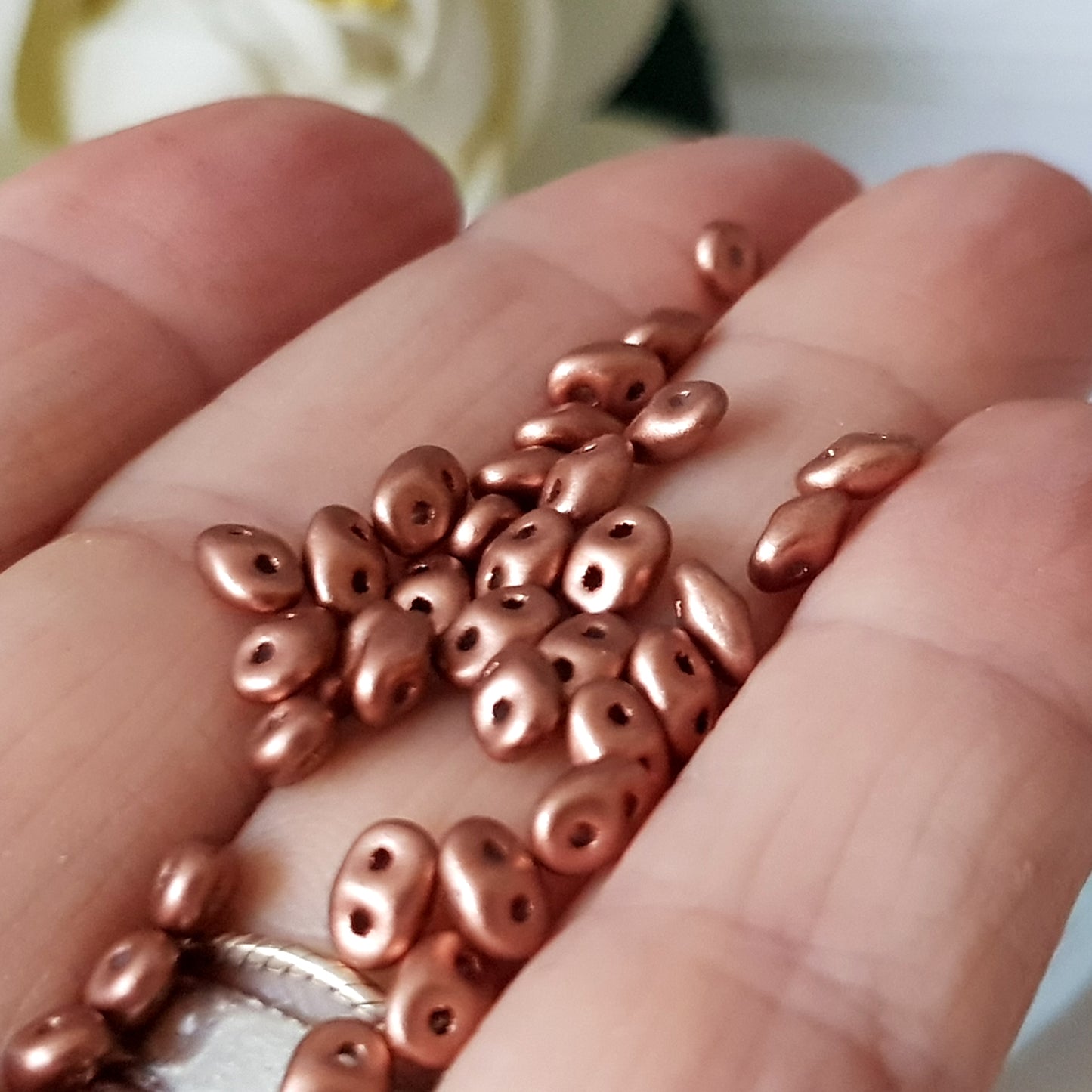 Matubo SuperDuo Copper Metallic Matte 10g | SD-K0177 | Beading Supply