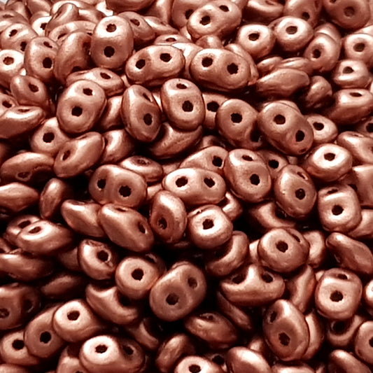 Matubo SuperDuo Copper Metallic Matte 10g | SD-K0177 | Beading Supply