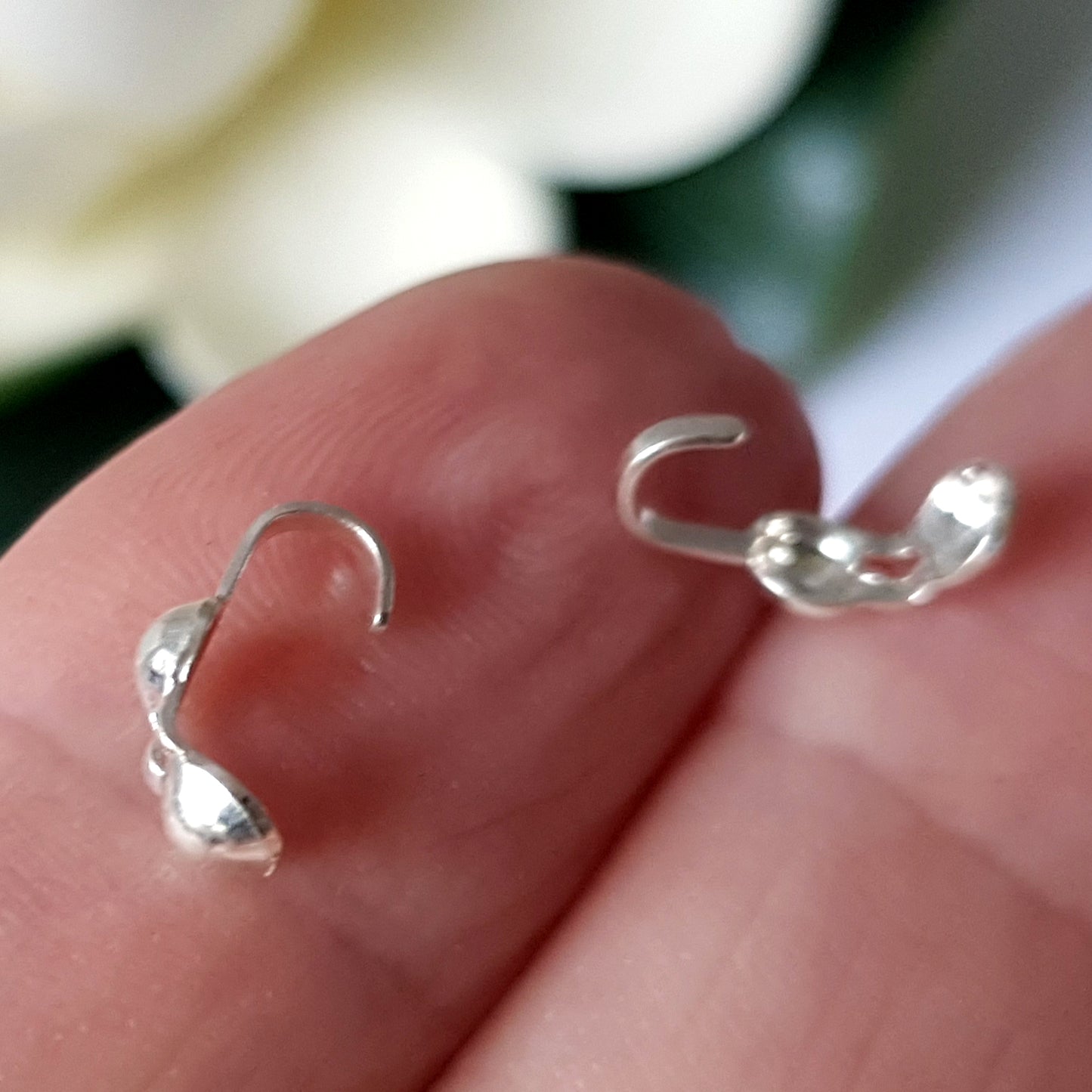 Bead Tip Clam Shell 4mm cup 10PC Sterling Silver 925 | SS-004BT-10 | Beading Supply
