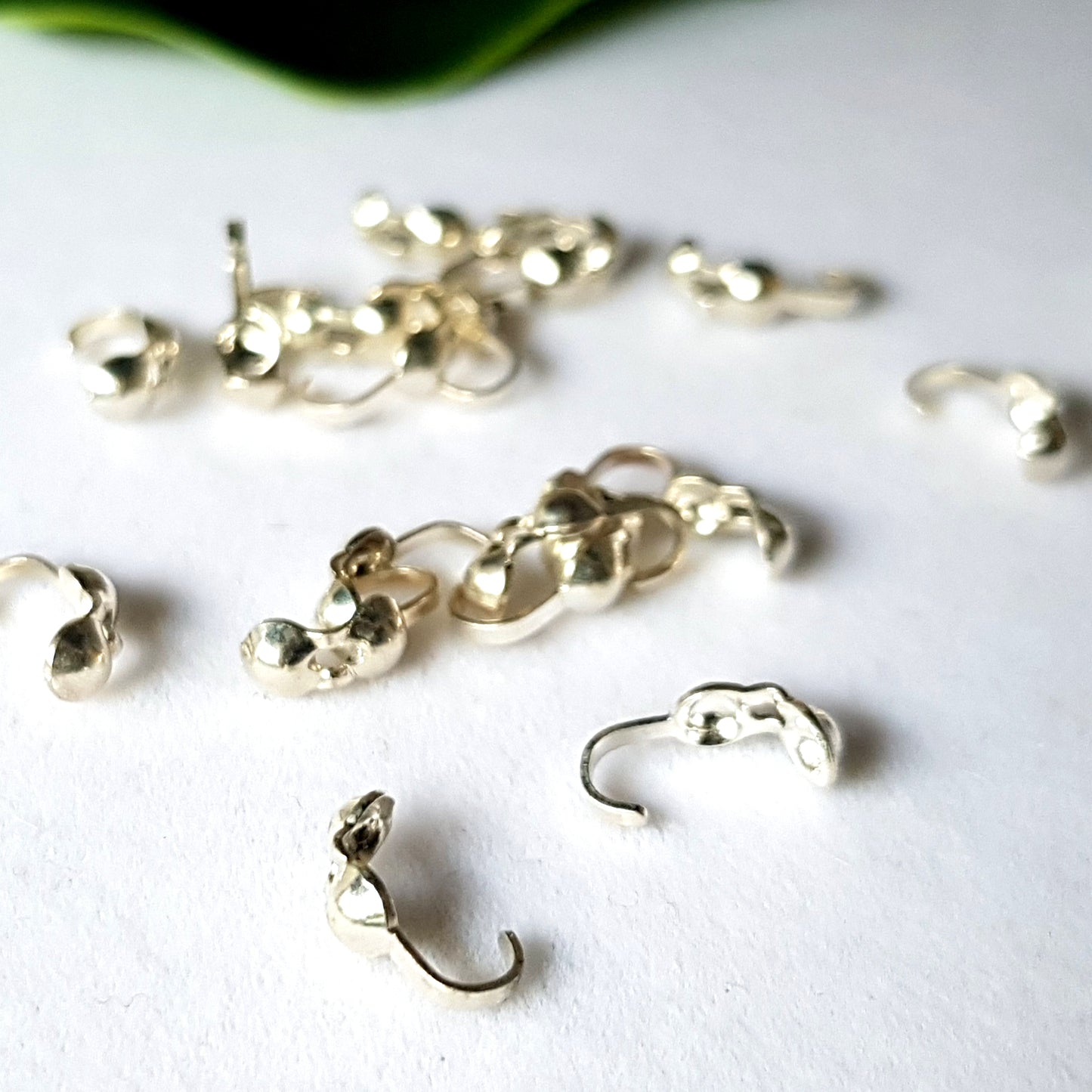 Bead Tip Clam Shell 4mm cup 10PC Sterling Silver 925 | SS-004BT-10 | Beading Supply