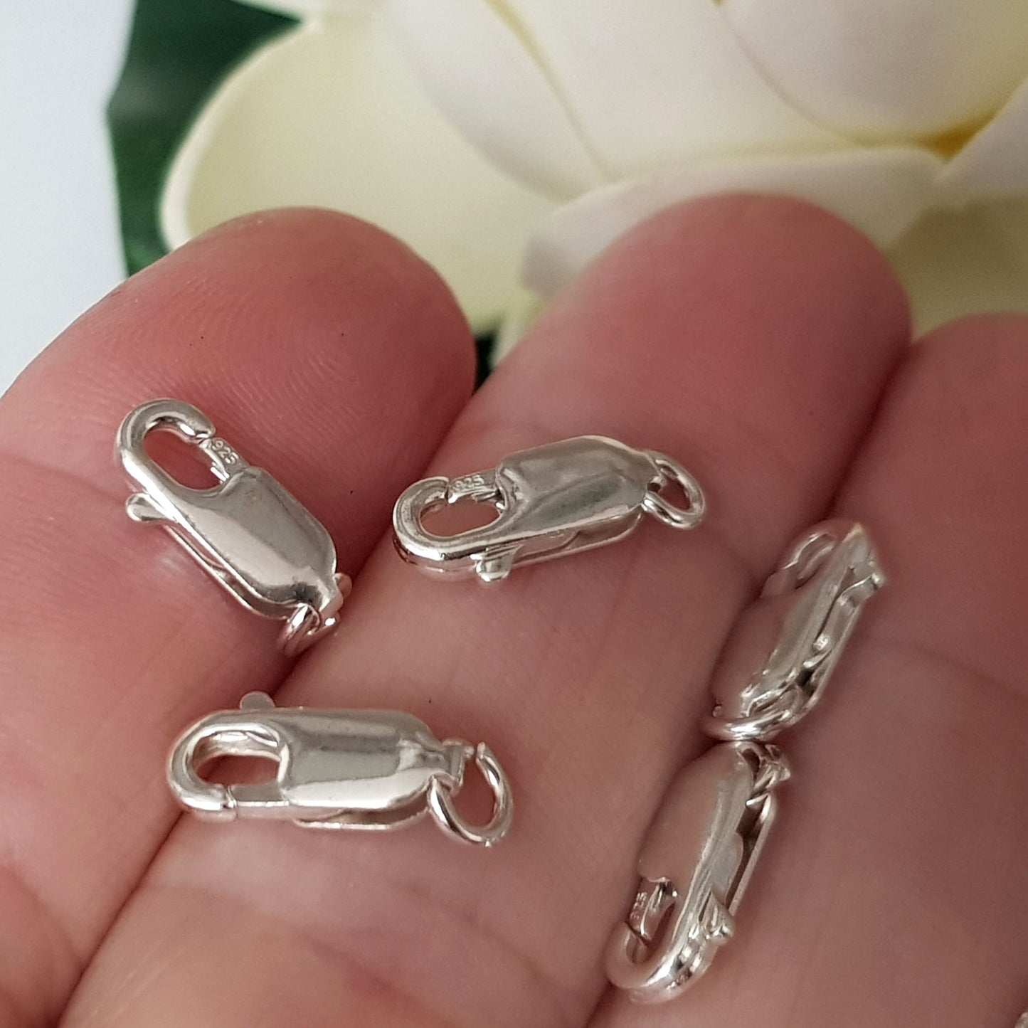 Parrot Clasp Sterling Silver 925 - Secure Jewellery Fasteners | SS-022PC | Jewellery Making Supply