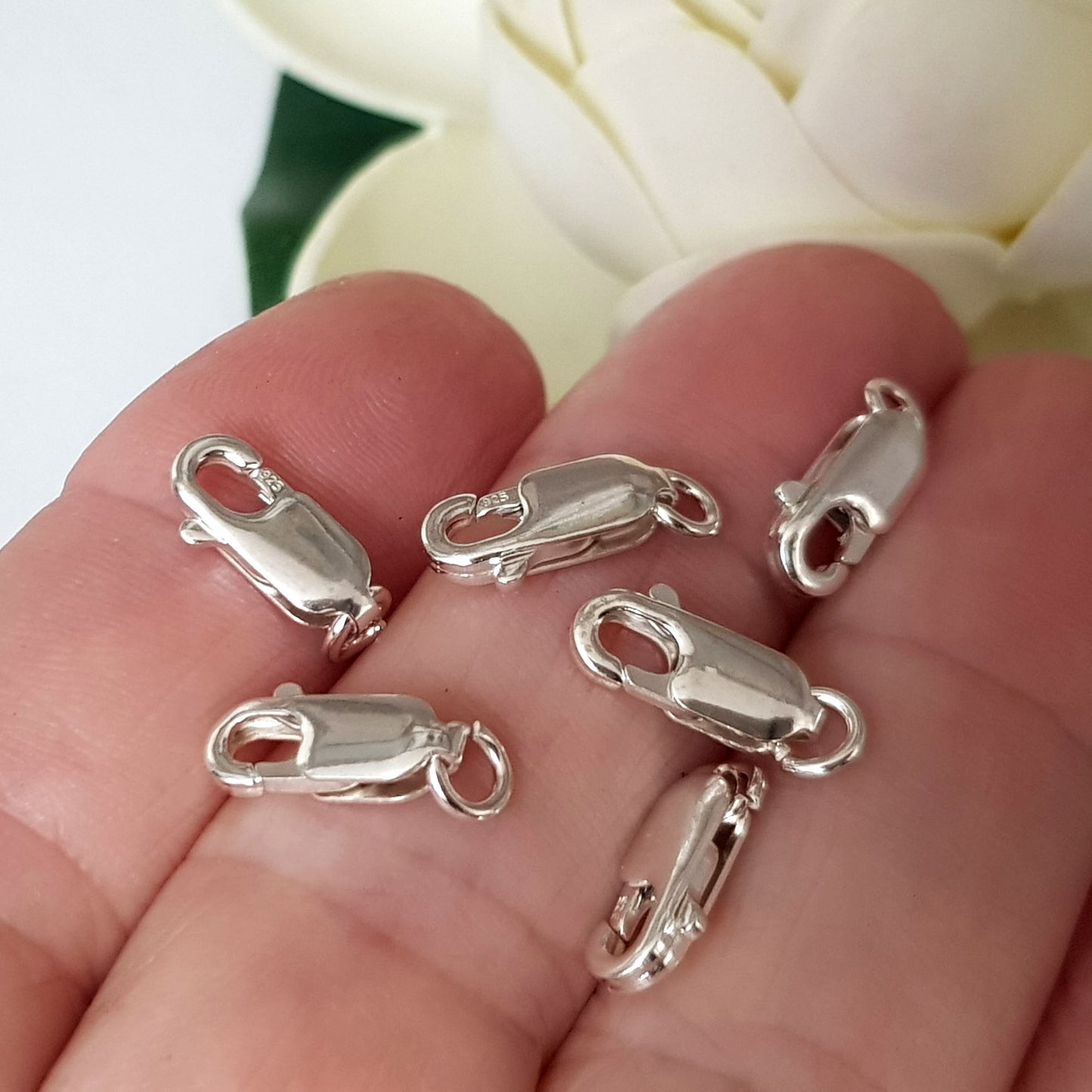 Parrot Clasp Sterling Silver 925 - Secure Jewellery Fasteners | SS-022PC | Jewellery Making Supply