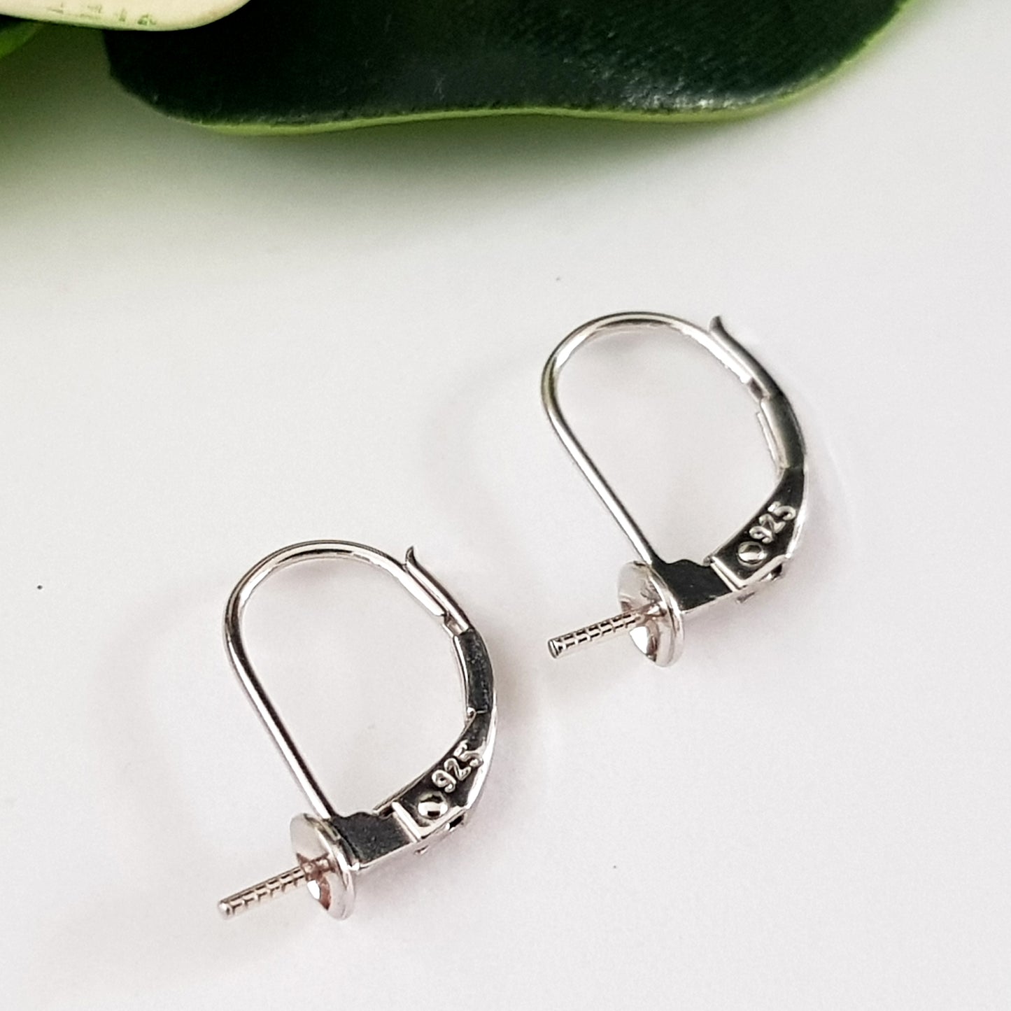 Continental Clip with Pearl Cup Polished Sterling Silver 925 - 4mm Pearl Cup | SS-032CPC4 |