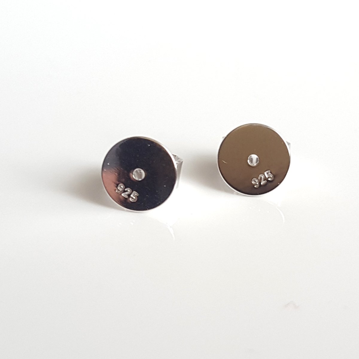 Disc Butterflies Medium 6.5mm White Gold 9ct | WG9-00865M | Jewellery Making Supply - Kalitheo Jewellery