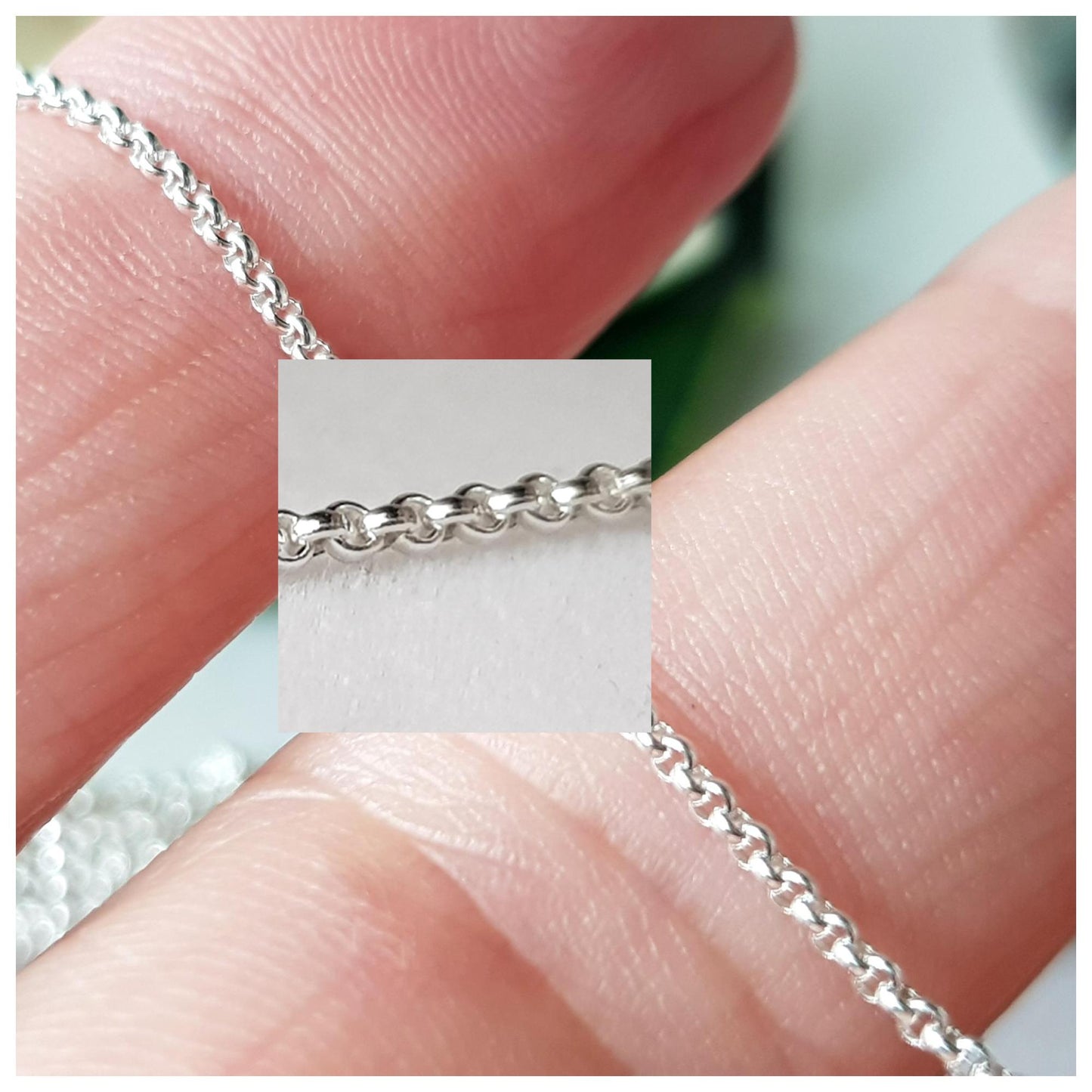 Chains - Rolo Chain Genuine Sterling Silver Unfinished | Jewellery Making Supply