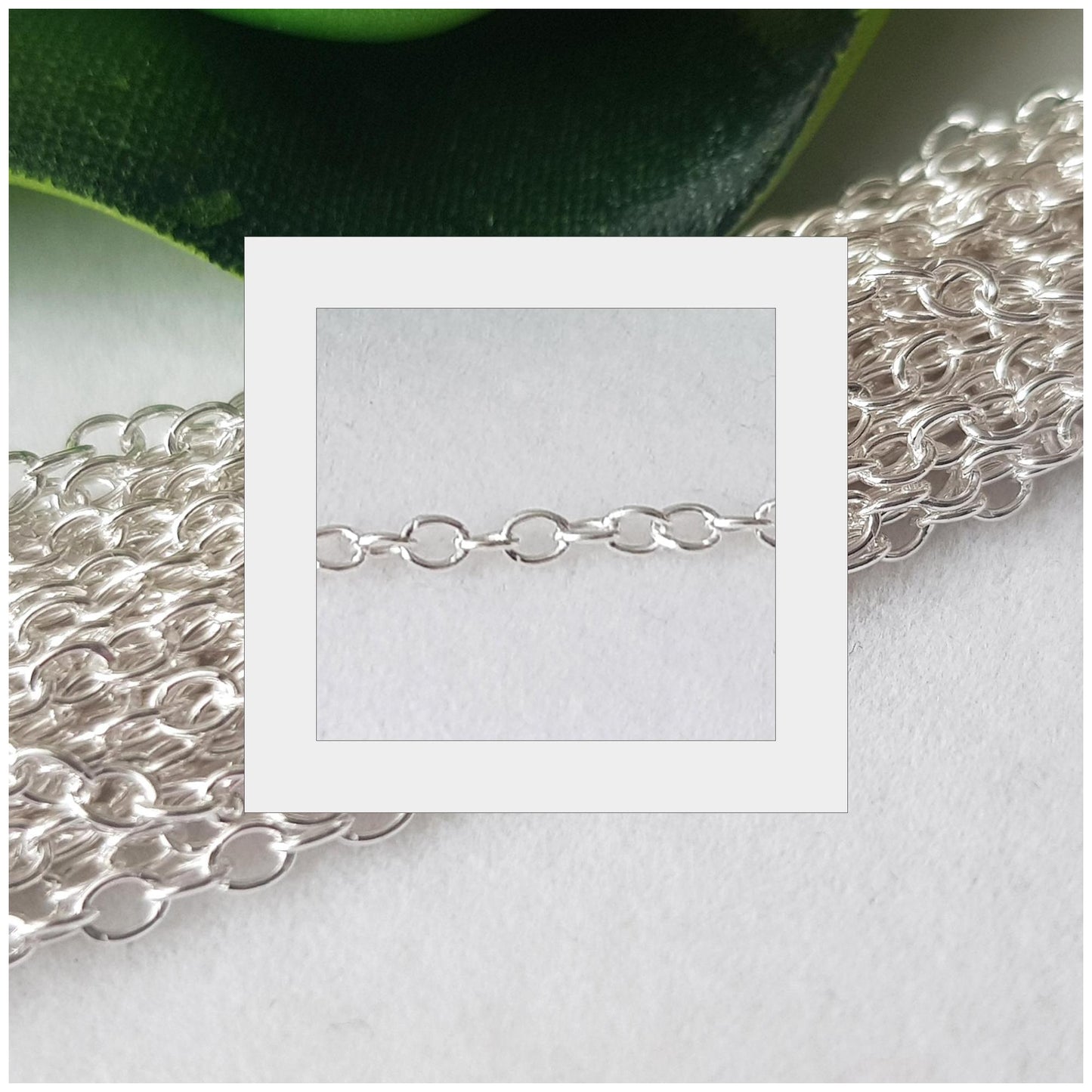 Chains - Long Cable Chain Genuine Sterling Silver Unfinished | Jewellery Making Supply