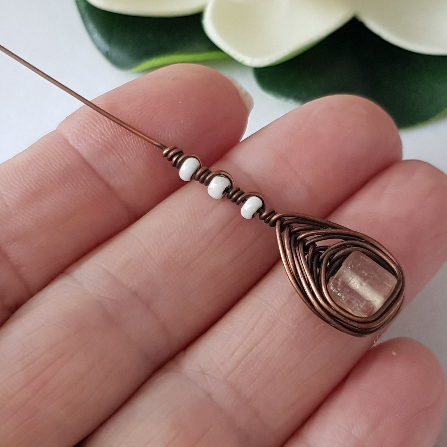 Wire Wrapped (1pc) Headpin Arrow Style | WW-010Arrow/HP | Jewellery Supply