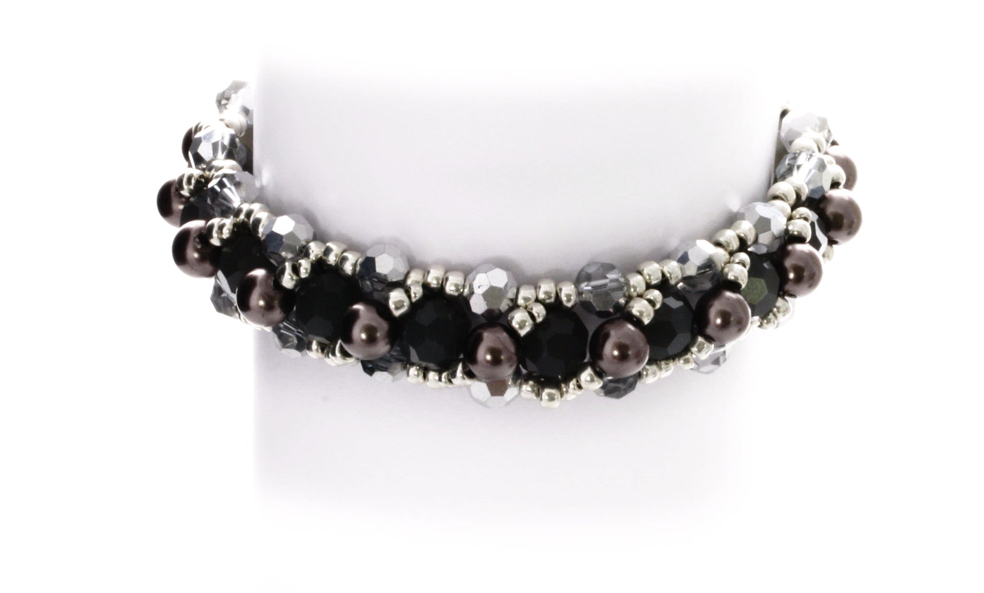 KTC-268 "Parisian Nights" Beaded Bracelet - Kalitheo Jewellery