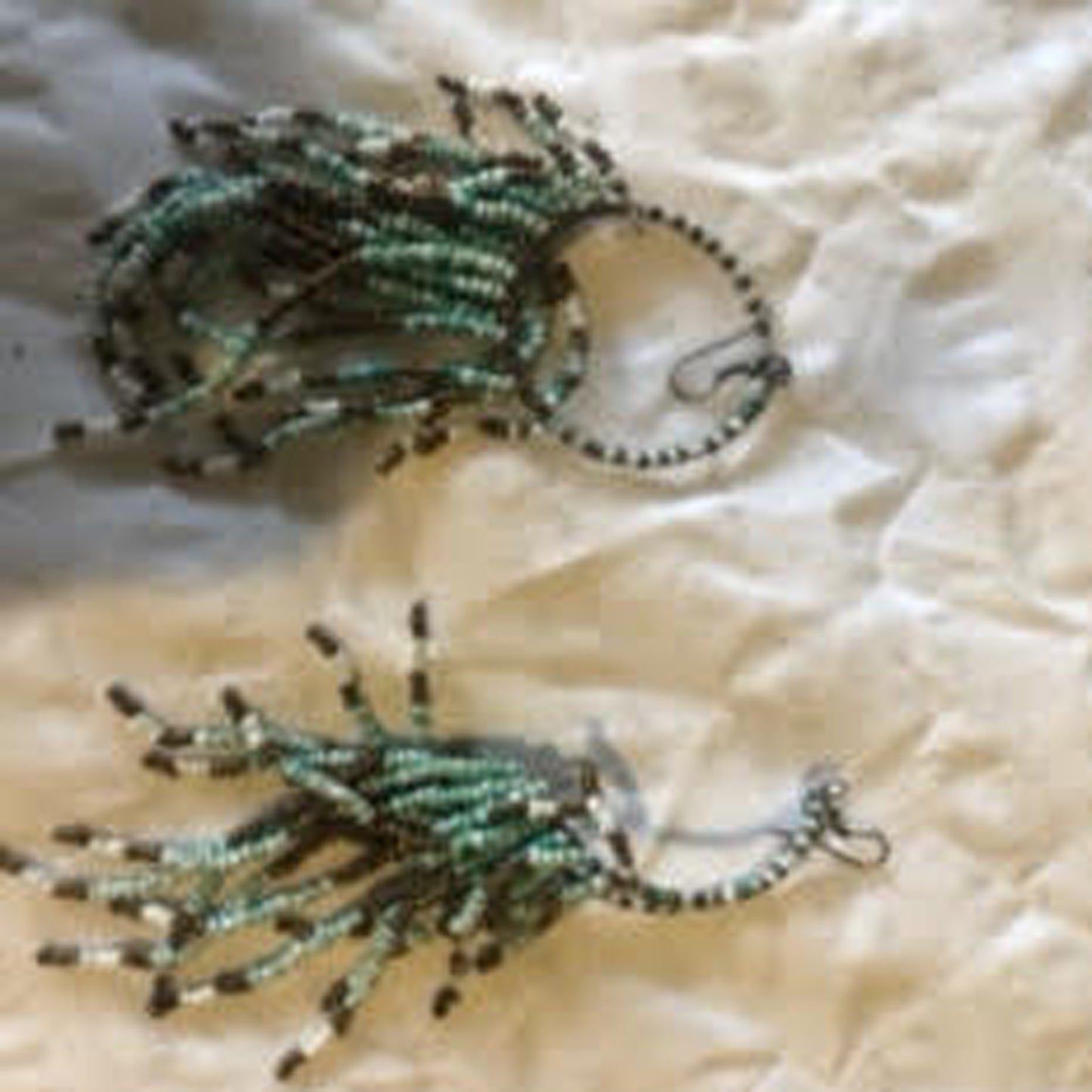 Repair to beaded dangle earrings