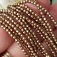 Czech Fire Polished 50 Bead Strand - Ceylon Yellow - Saturated Metallic 2mm Round Faceted  | FP-02-06B04 | Beading Supply