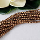 Czech Fire Polished 50 Bead Strand - Ceylon Yellow - Saturated Metallic 2mm Round Faceted  | FP-02-06B04 | Beading Supply