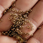 Demi 8/0 - TN-204 Montana Blue Gold Luster 5g Seed Beads - Beading Supply