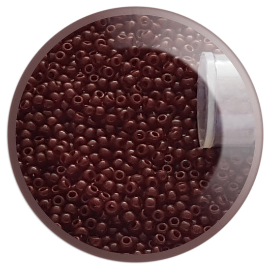 8/0 TR-46 Oxblood Opaque 10g/30g round Toho Seed Beads - Beading Supply