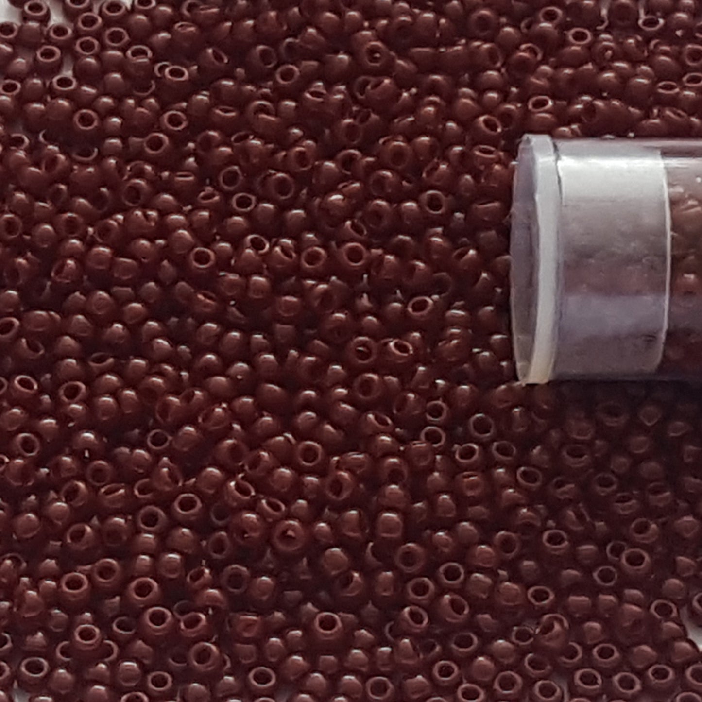 8/0 TR-46 Oxblood Opaque 10g/30g round Toho Seed Beads - Beading Supply