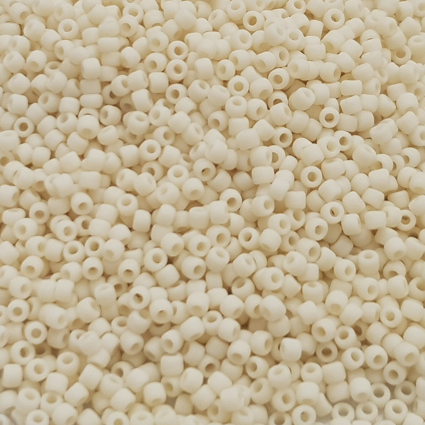 11/0 TR-51F Lt Beige Frosted Opaque 10g/30g Round Toho Seed Beads - Beading Supply