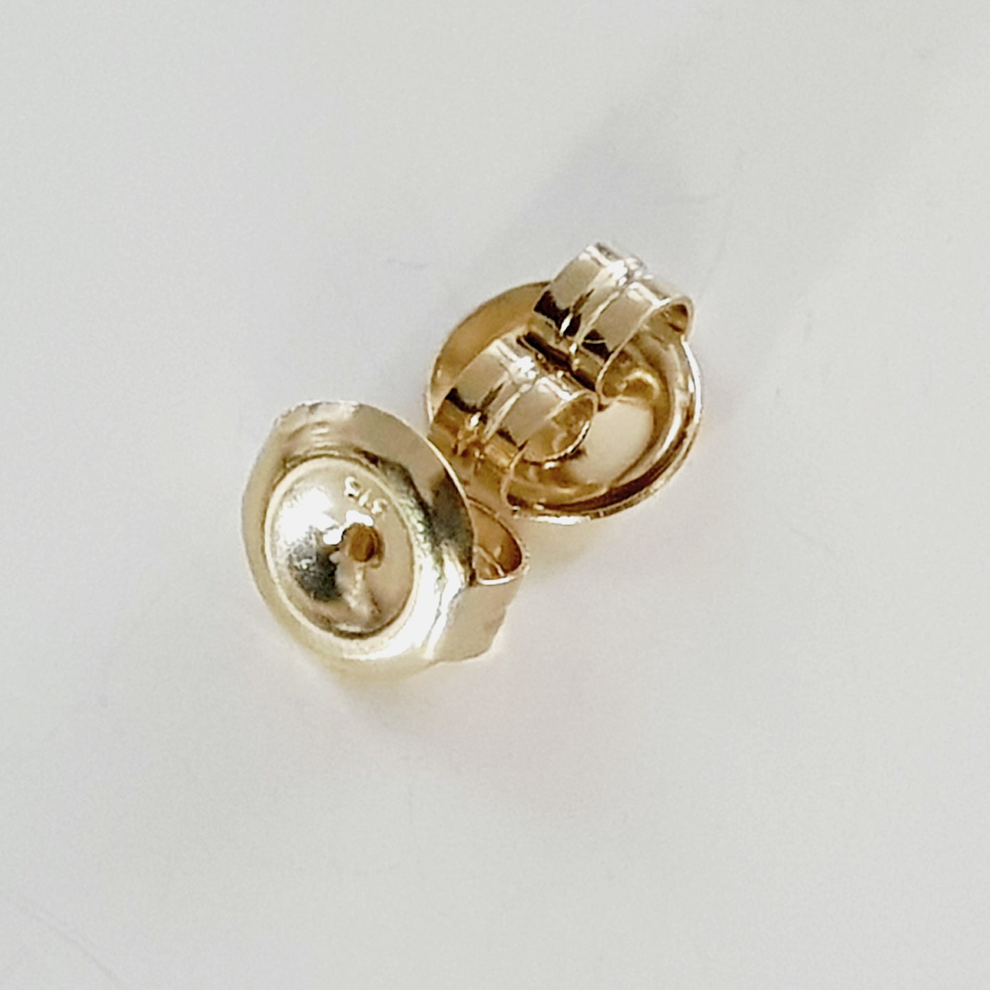 Earring Backs - Quality Medium Weight, 9ct Yellow Gold Scroll Earring Butterfly | YG9-007MWEB | Jewellery Supply