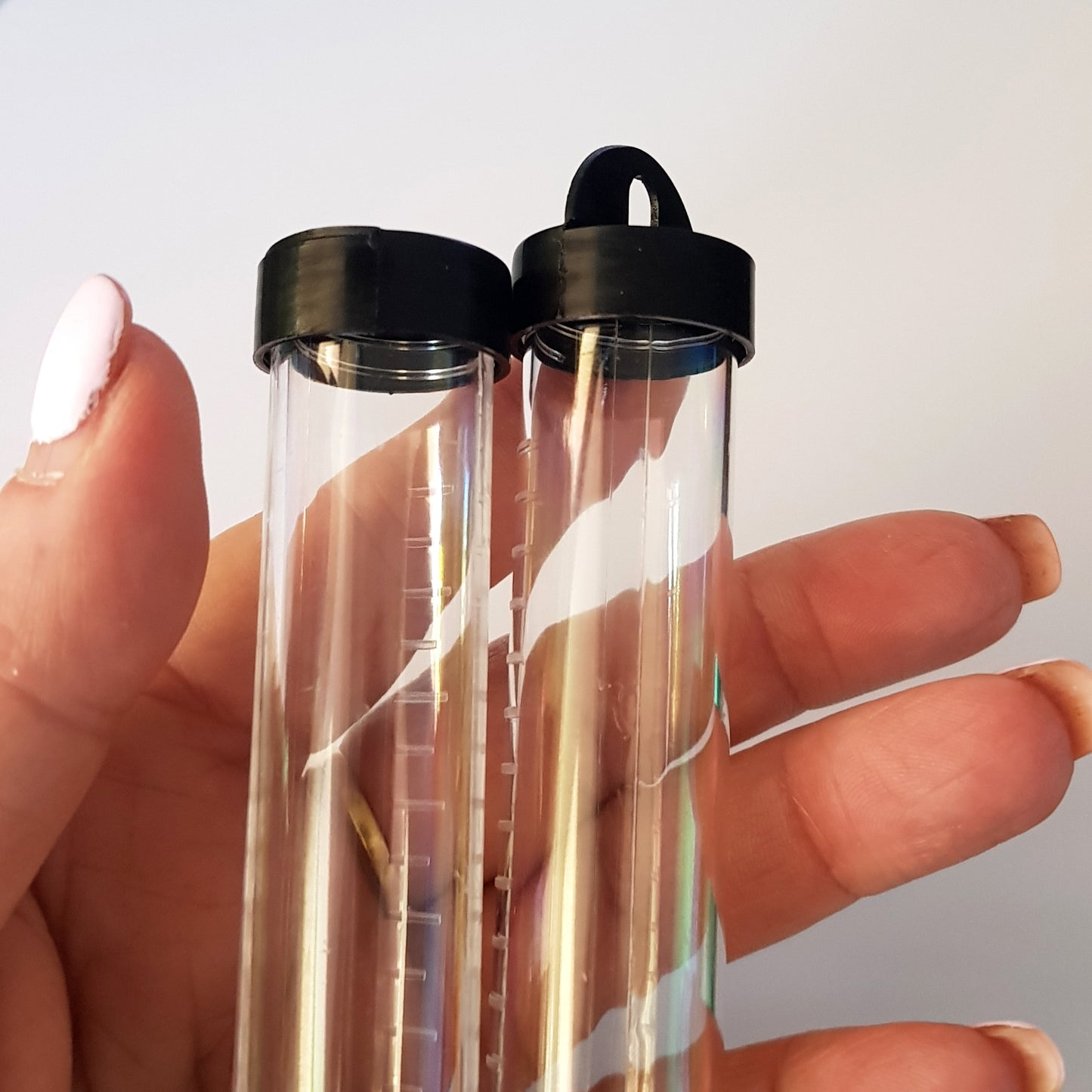 Bead Storage Tubes – 10.49cm x 1.98cm Clear Organiser |STA-10x2 | Beading Essentials