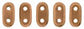 CzechMate Bar Beads – Copper Metallic Matte -6x2mm Two-Hole Czech Glass Beads - CZMBar-K0177