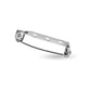 Brooch Pin Back Silver  | BM-GFBBS2.5 | Jewellery Making Supply