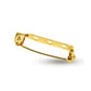 Brooch Pin Back Gold  | BM-GFBBG2.5 | Jewellery Making Supply