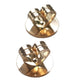 9ct yellow gold disc butterfly heavy duty yg9-008