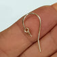 9ct Yellow Gold Handmade Earring Hooks with Hanging 3mm Pearl Cup | YG9-PC3-023EH |