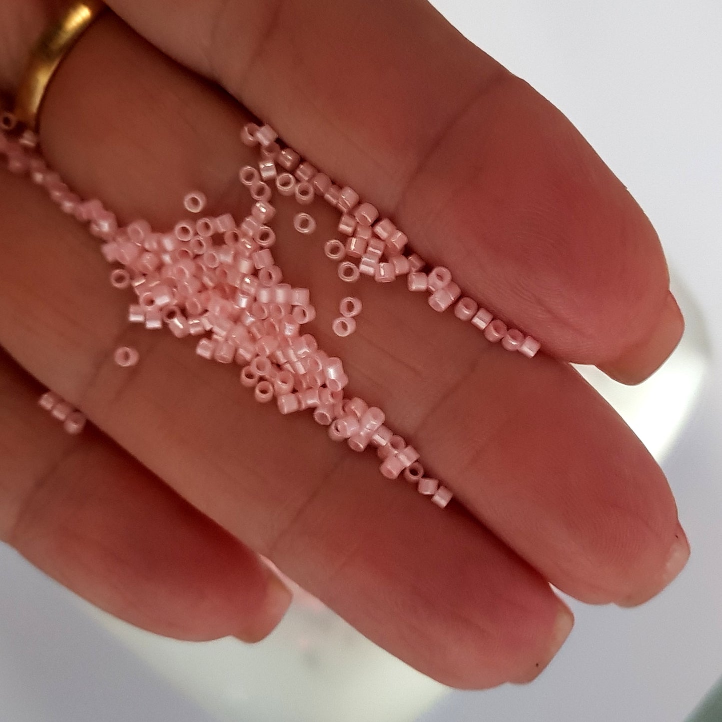 Aiko 11/0 TA-145 Innocent Pink Ceylon - Precision-Cut Cylinder Toho Seed Beads | Beading Supply