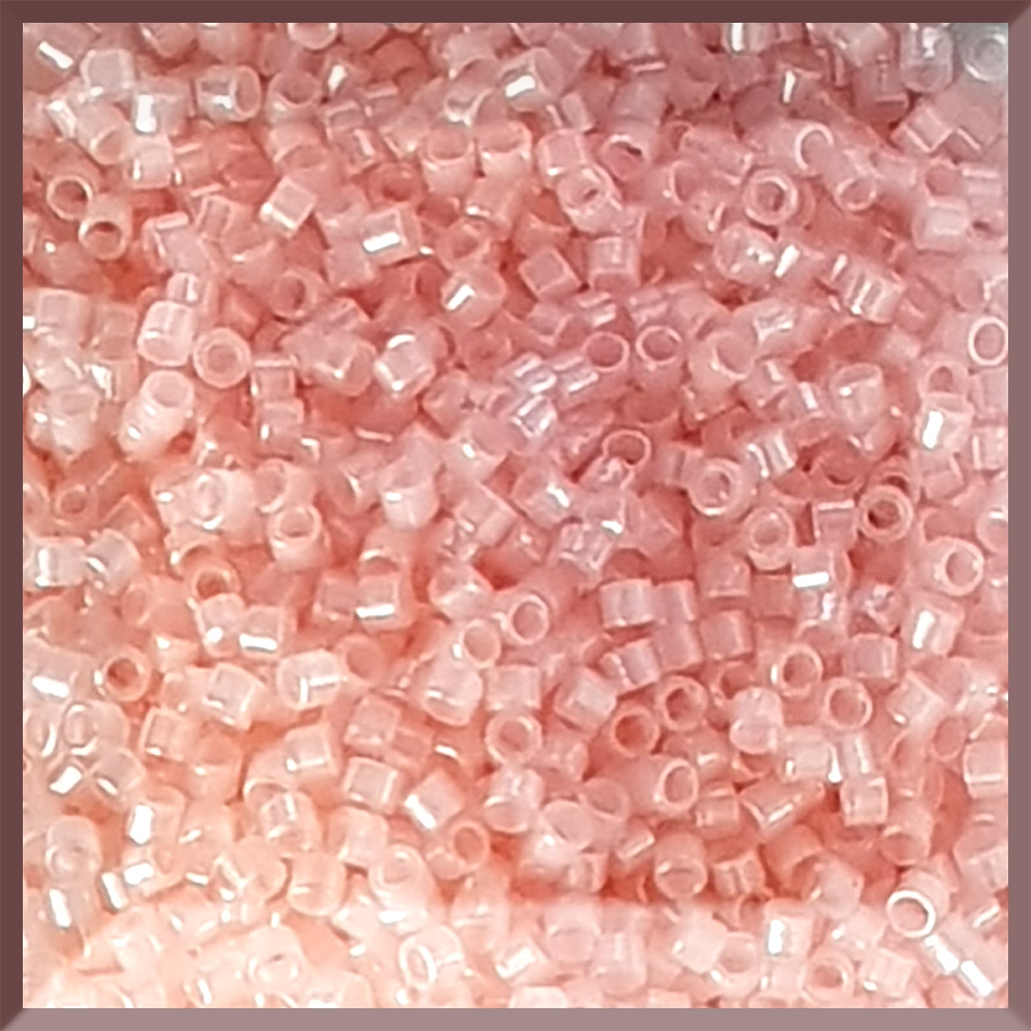 Aiko 11/0 TA-145 Innocent Pink Ceylon - Precision-Cut Cylinder Toho Seed Beads | Beading Supply