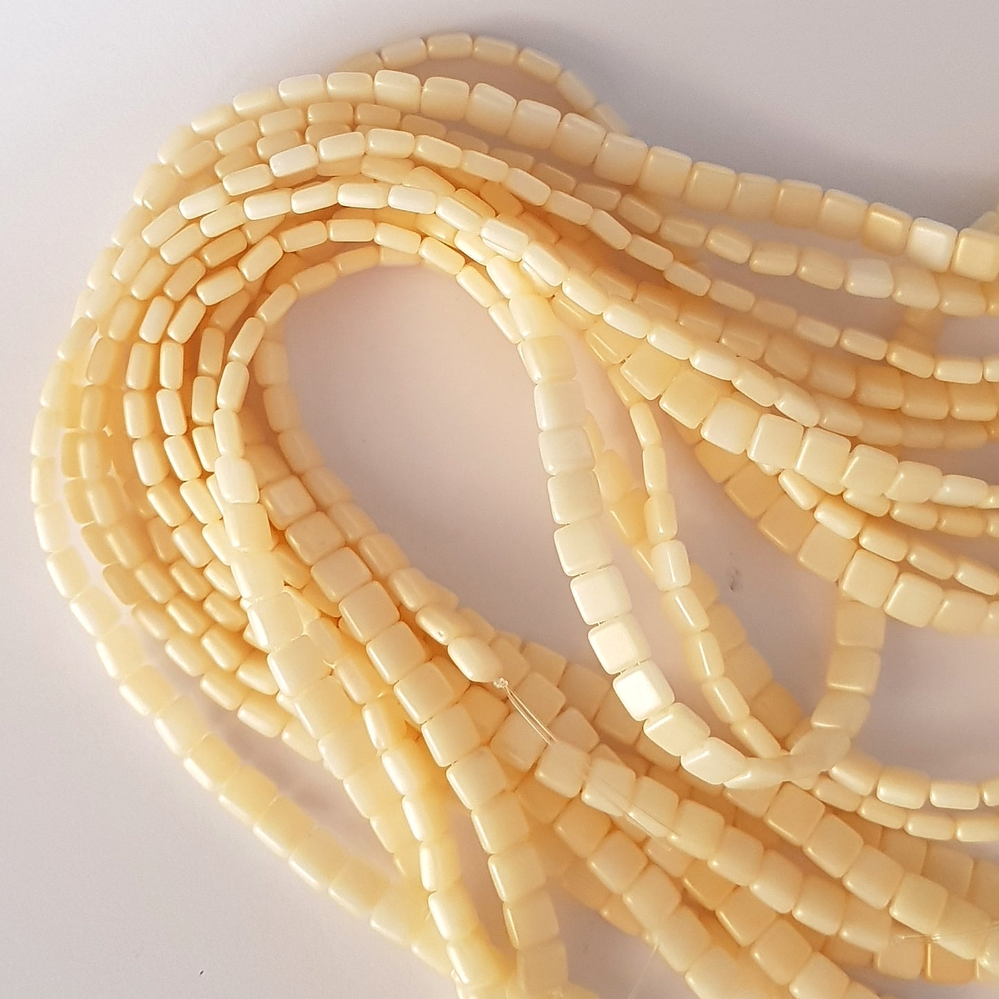 Tile Sueded Gold Lame Opaque 6mm CzechMate Beads | CZMTile-SDL02010 | Beading Supply (Copy)
