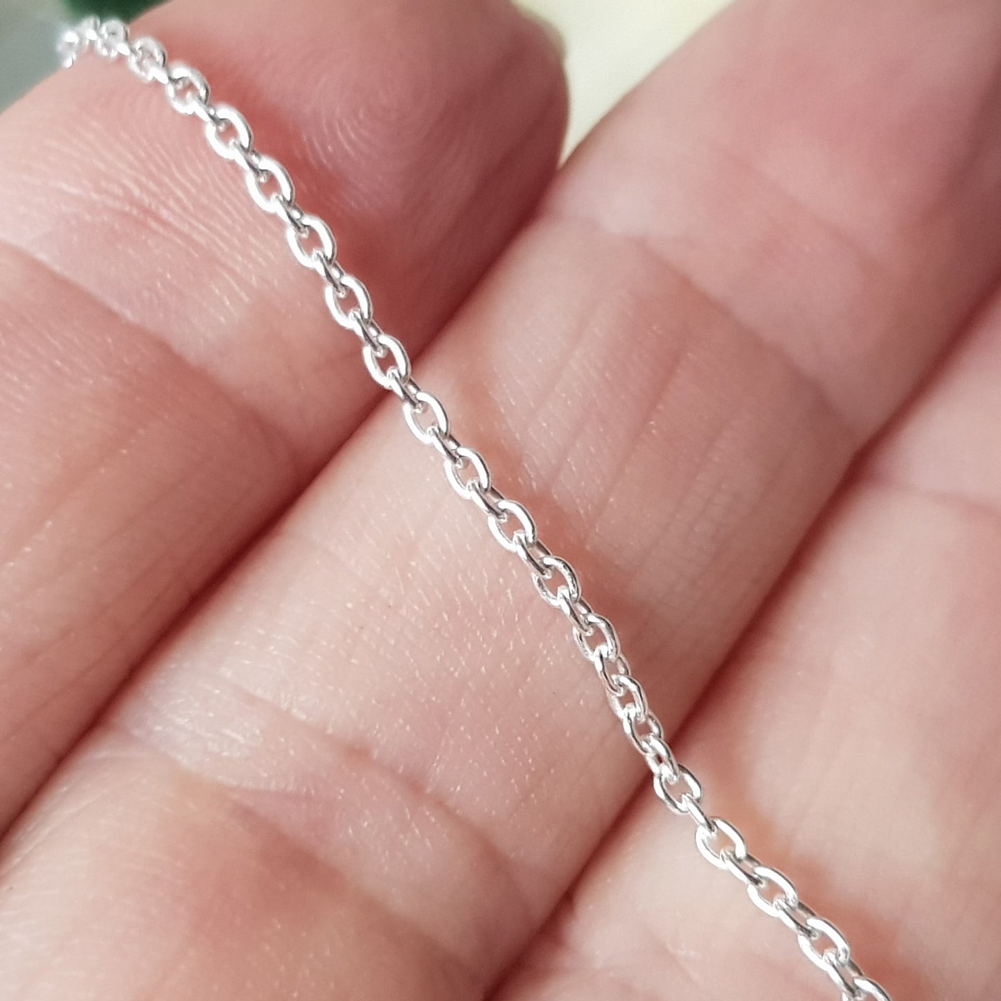 Chains - Close Cable Chain Genuine Sterling Silver Finished | SS-FChainCC | Jewellery Making Supply