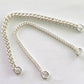Chains - Bracelet Safety Curb Chain Genuine Sterling Silver Finished | SS-FChainBSCC | Bracelet Making Supply