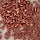 CzechMate Bar Beads – Copper Metallic Matte -6x2mm Two-Hole Czech Glass Beads - CZMBar-K0177