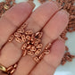 CzechMate Bar Beads – Copper Metallic Matte -6x2mm Two-Hole Czech Glass Beads - CZMBar-K0177