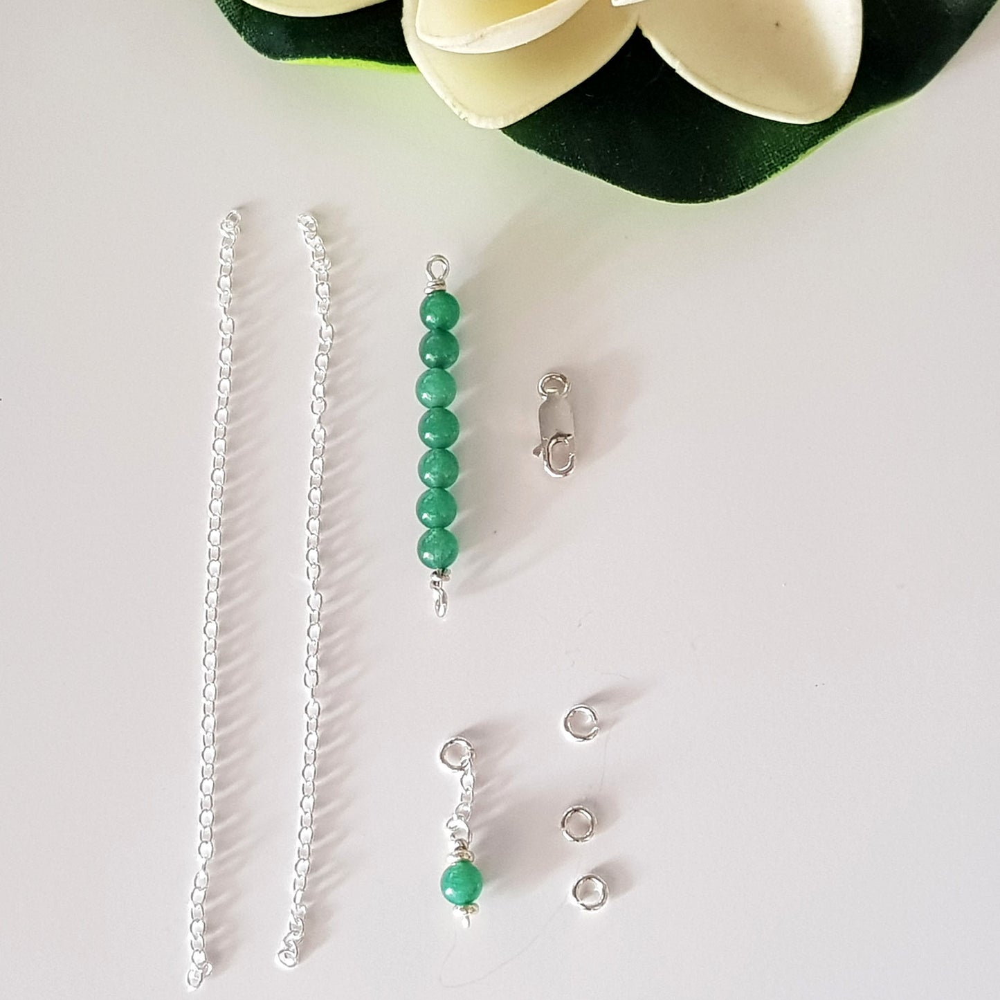 Luxury DIY Jade Bracelet Kit - Minimal Handmade Jewelry Craft | DIY-JB1 |