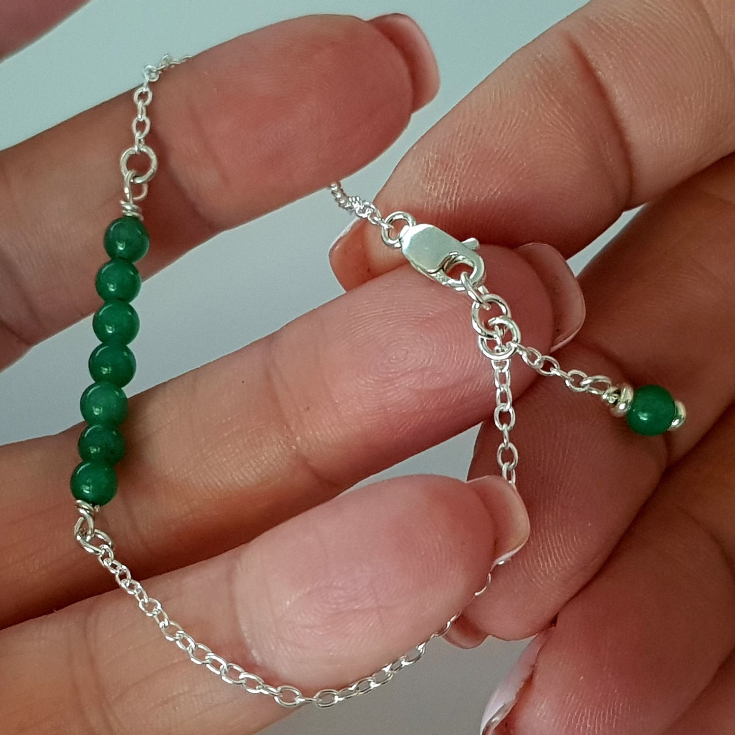 Luxury DIY Jade Bracelet Kit - Minimal Handmade Jewelry Craft | DIY-JB1 |