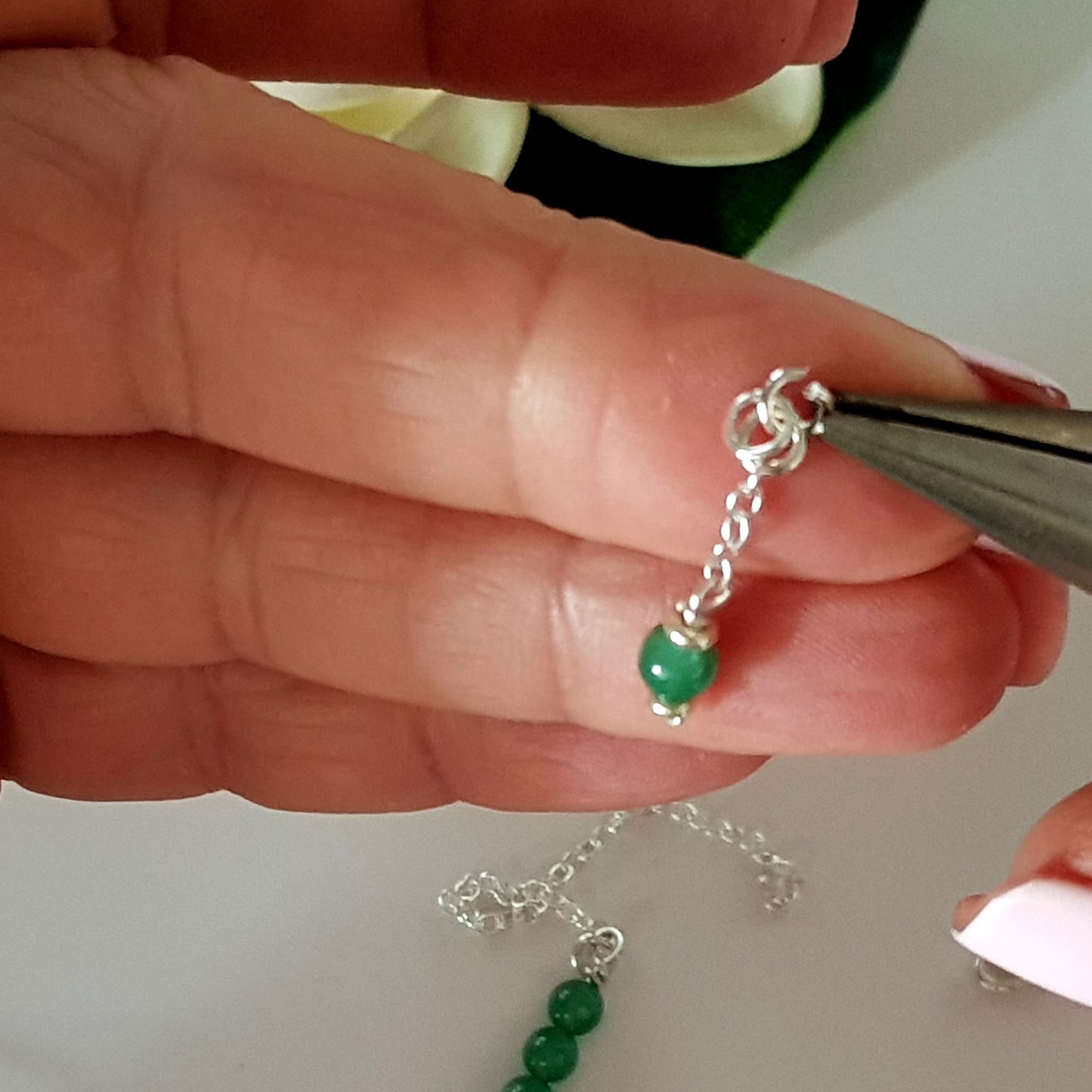 Luxury DIY Jade Bracelet Kit - Minimal Handmade Jewelry Craft | DIY-JB1 |