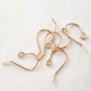 Handmade 14k Gold-Filled Shepherd Hook Ear Wires - A Pair | GF-023EH | Jewelry Making Supplies