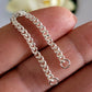 Chains - Bracelet Safety Curb Chain Genuine Sterling Silver Finished | SS-FChainBSCC | Bracelet Making Supply