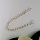 Chains - Bracelet Safety Curb Chain Genuine Sterling Silver Finished | SS-FChainBSCC | Bracelet Making Supply