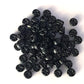Matubo 2/0 Seed Beads - Jet Black-White - 6mm Round Beads -Kalitheo