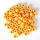 Matubo 2/0 Seed Beads - Yellow/Red - 6mm Round Beads -Kalitheo