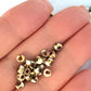 Matubo 2/0 3-Cut Seed Beads - White Picasso- 6mm Round Beads -Kalitheo
