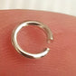 open jump ring close up