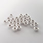 Genuine Sterling Silver 925 Plain Donut Polished Spacer Beads | SS-BeadPDnut3l | Beading Essentials
