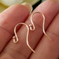 Earring Hooks - Balled Ends 9ct Rose Gold Hooks Quality Findings  | RG9-019EH-1 | Earring Findings