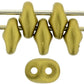 Matubo SuperDuo - GOLD - Satin Metallic 10g | SD-29418 | Beading Supply