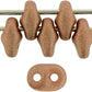 Matubo SuperDuo Terra Cotta Satin Metallic 10g | SD-29487 | Beading Supply