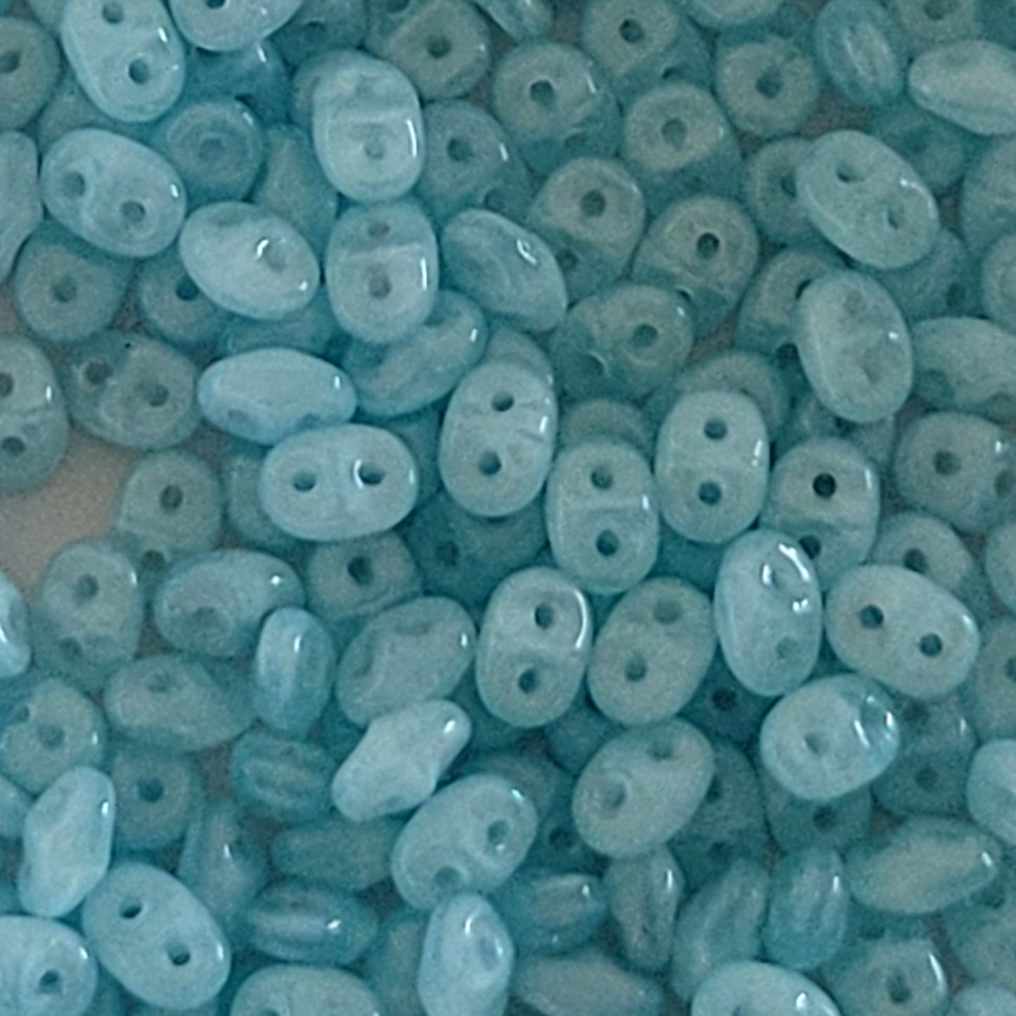 Matubo SuperDuo - MILKY AQUAMARINE -10g | SD-61000| Beading Supply