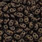 SuperDuo OLIVE OPAQUE - Bronze Picasso 10g by Matubo | SD-BT5342 | Beading Supply