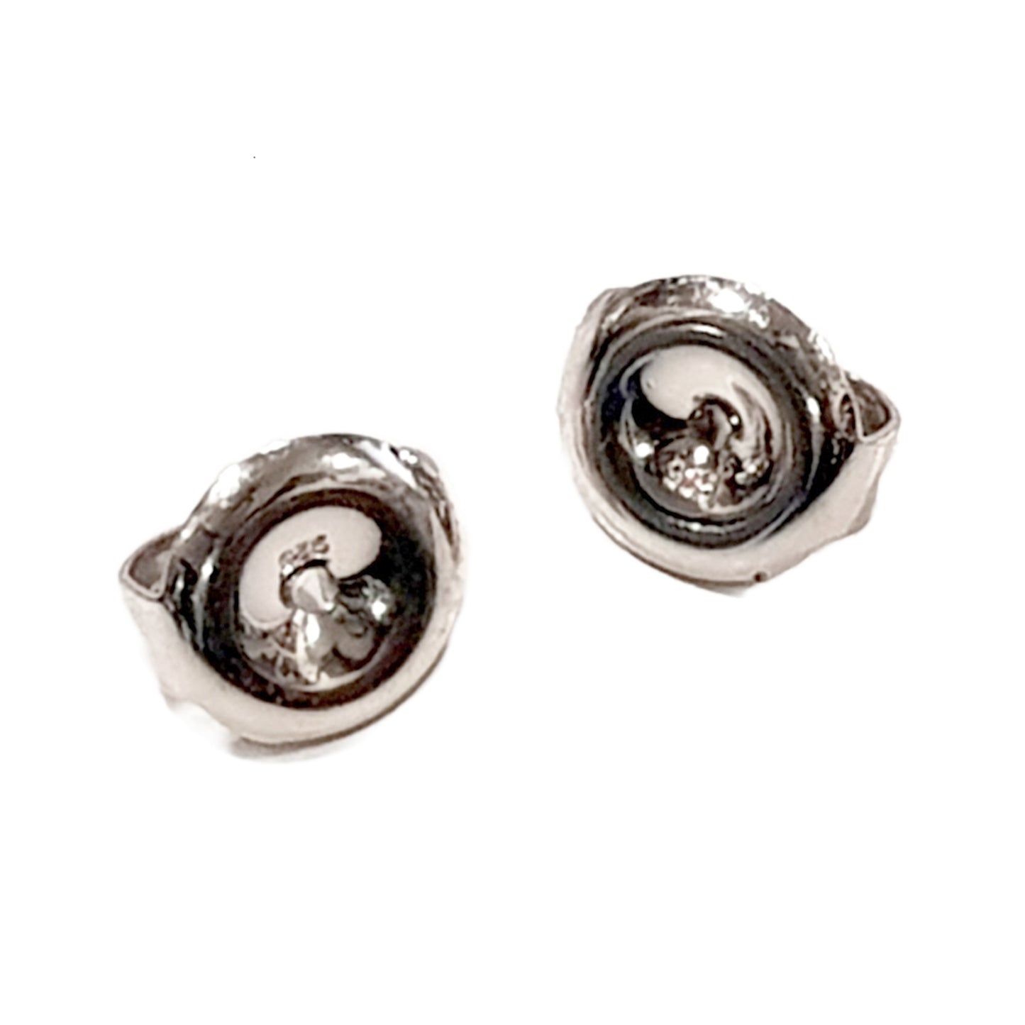 Earring Backs - Quality Medium Weight, Silver 925 [Pair] Scroll Butterfly | SS-007MWSEB | Earring Supply